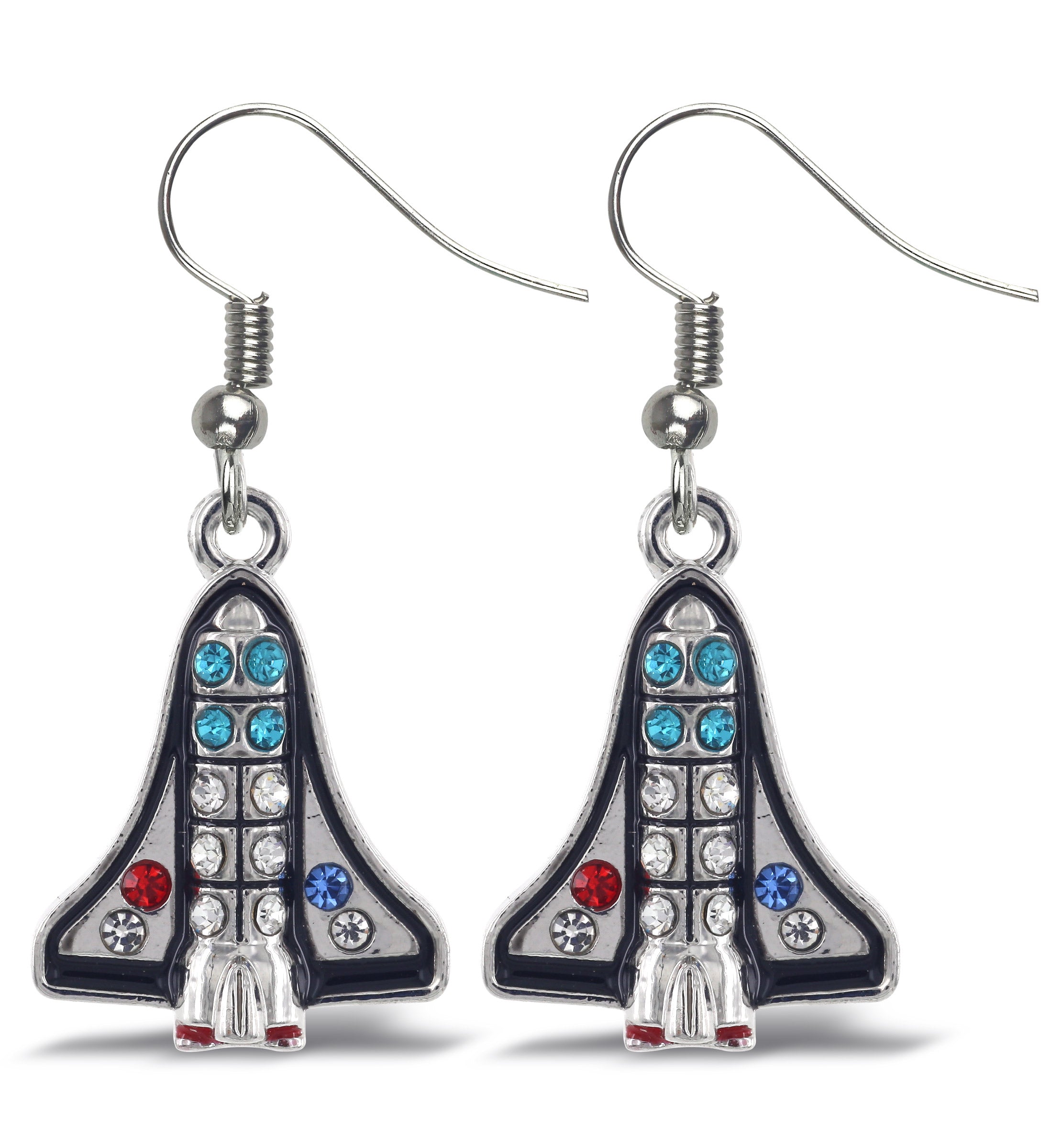 SPARKLING EARRINGS - SPACE SHUTTLE