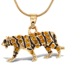 GOLD SPARKLING NECKLACE - TIGER