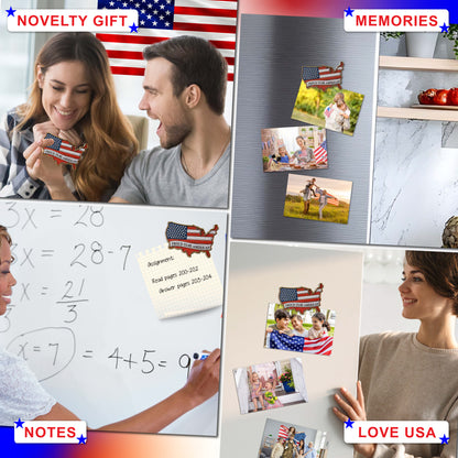 RESIN MAGNETS - PROUD TO BE AMERICAN – USA MAP