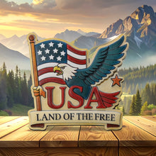 RESIN MAGNETS - LAND OF THE FREE – FLAG & EAGLE