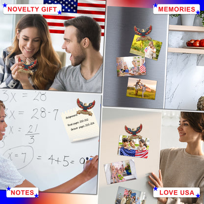 RESIN MAGNETS - USA FLAG - FREEDOM EAGLE