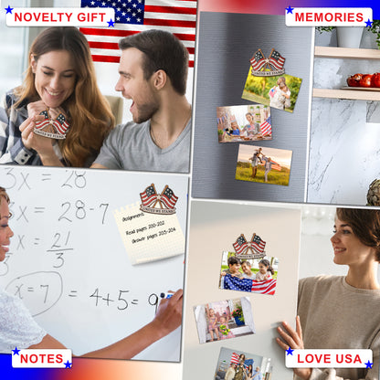 RESIN MAGNETS - LAND OF THE FREE – FLAG & EAGLE
