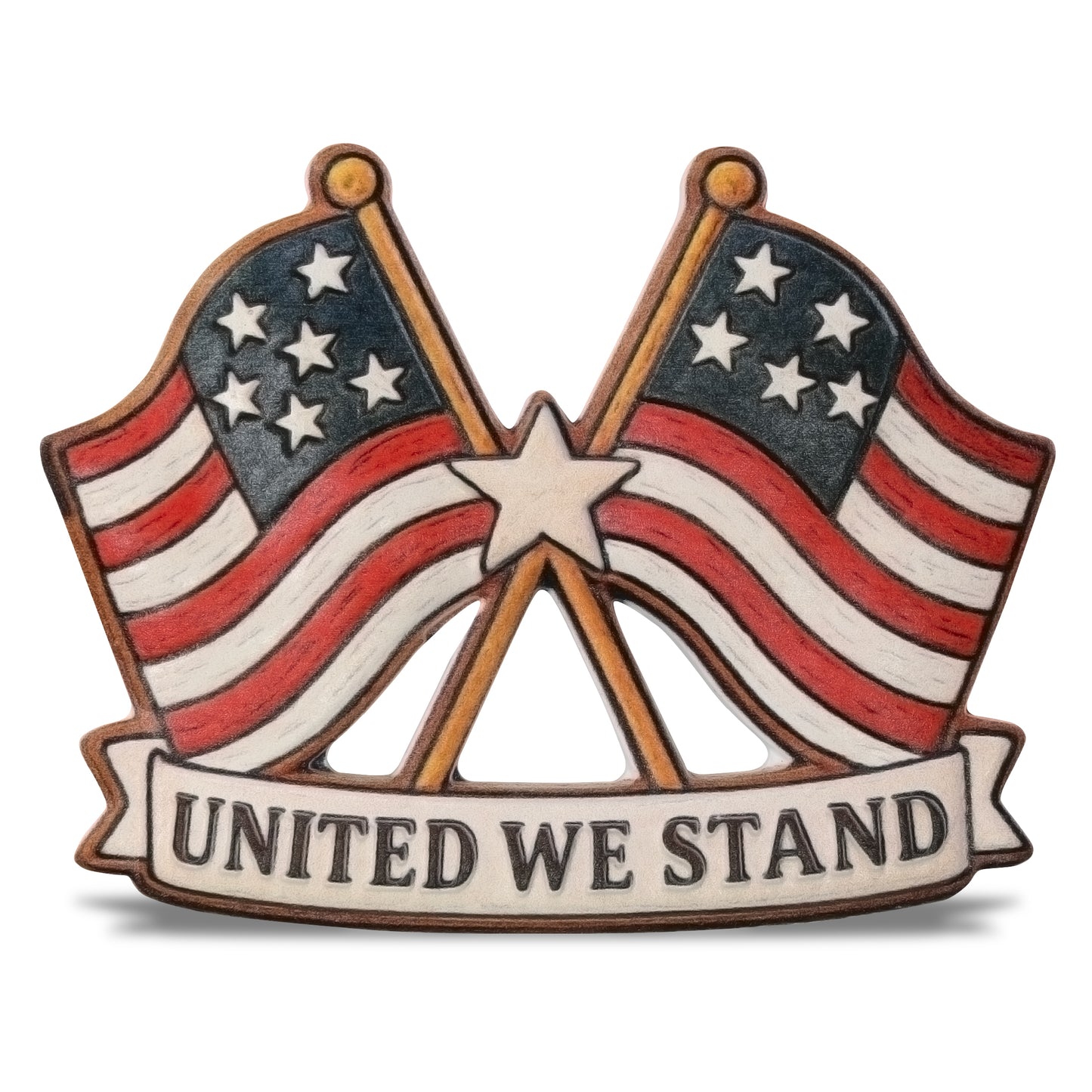 RESIN MAGNETS - LAND OF THE FREE – FLAG & EAGLE