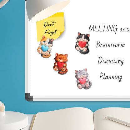 RESIN MAGNETS - PURRFECT HEARTS