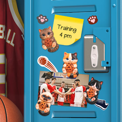 RESIN MAGNETS - SNACK TIME COOKIE CATS