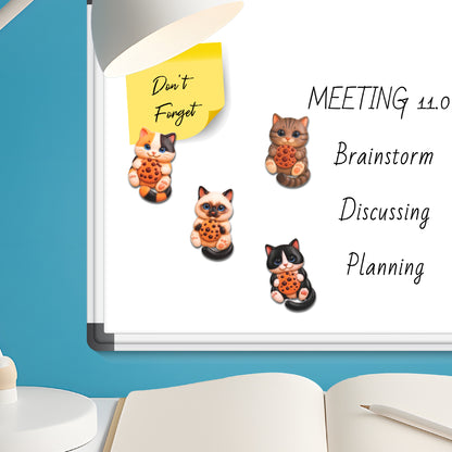 RESIN MAGNETS - SNACK TIME COOKIE CATS