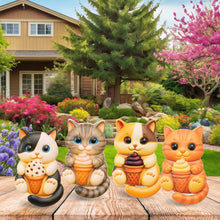 RESIN MAGNETS - SNACK TIME ICE CREAM CATS