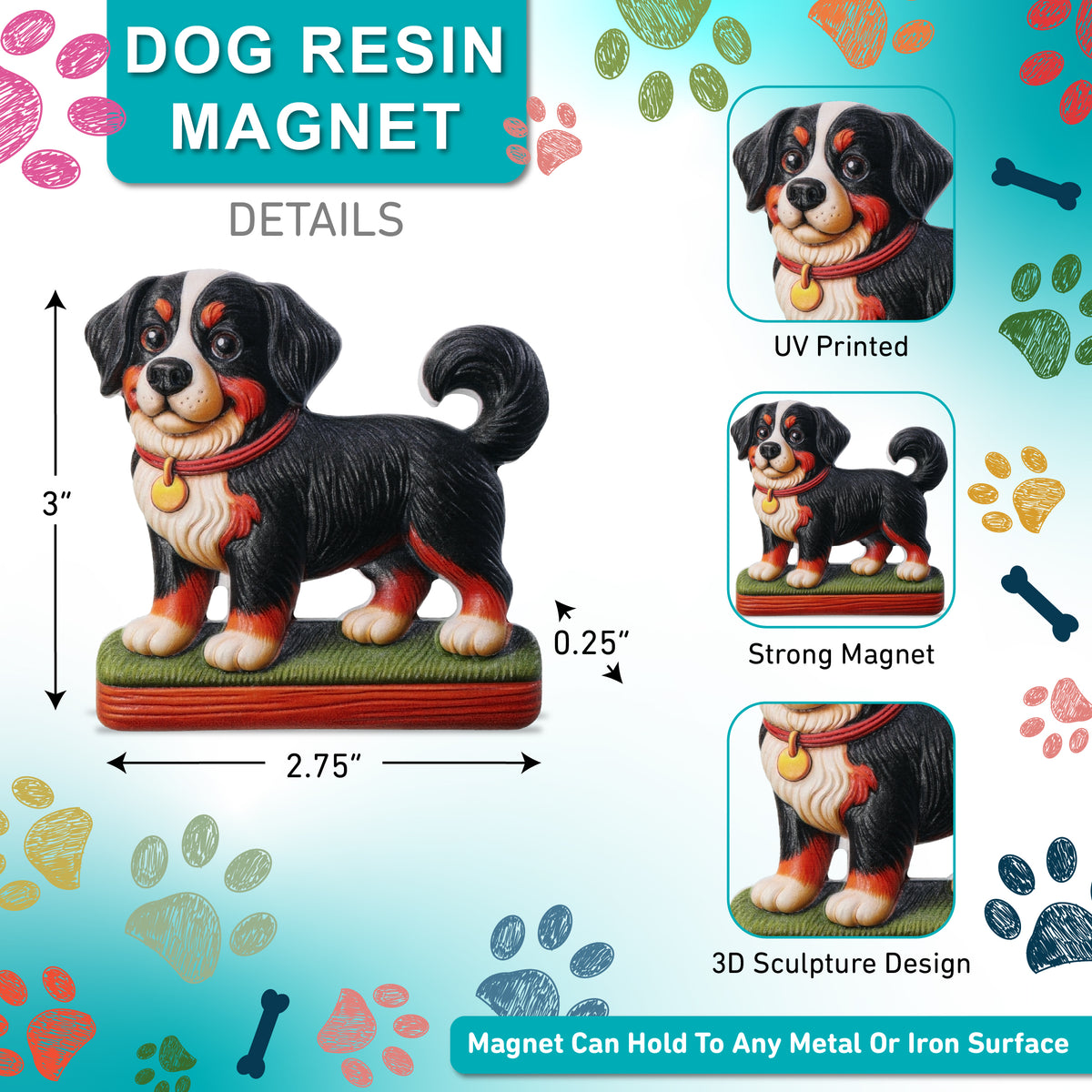 RESIN MAGNETS - BERNESE MOUNTAIN DOG