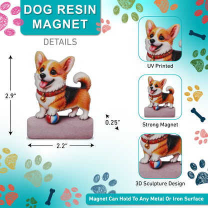 RESIN MAGNETS - CORJI DOG