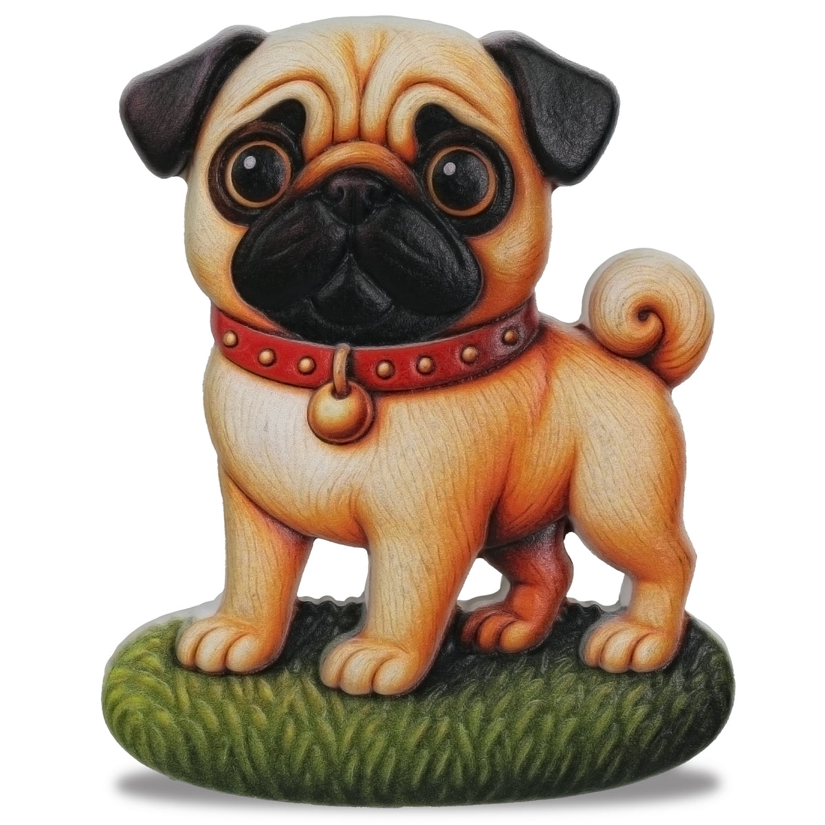 RESIN MAGNETS - PUG DOG