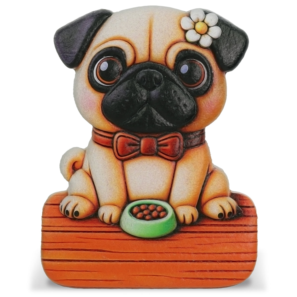 RESIN MAGNETS - CUTE PUG DOG