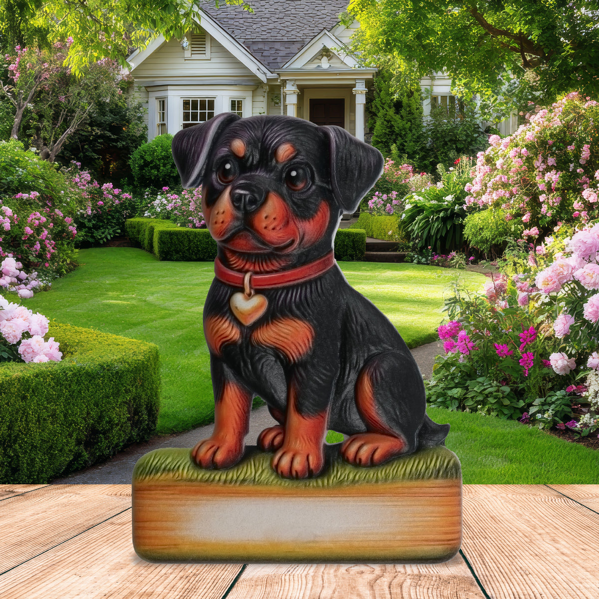 RESIN MAGNETS - ROTTWEILER DOG