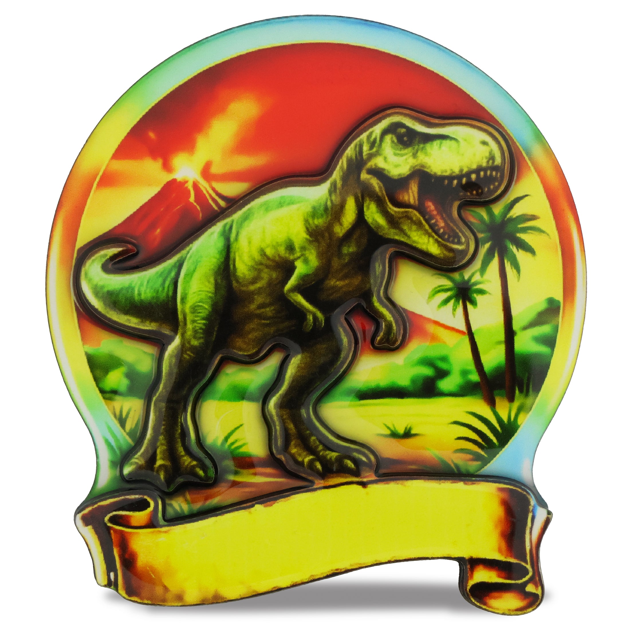 MDF EPOXY MAGNET - T-REX DINOSAUR