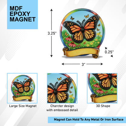 MDF EPOXY MAGNET - BUTTERFLY