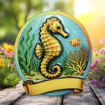 MDF EPOXY MAGNET - SEAHORSE