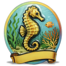 MDF EPOXY MAGNET - SEAHORSE