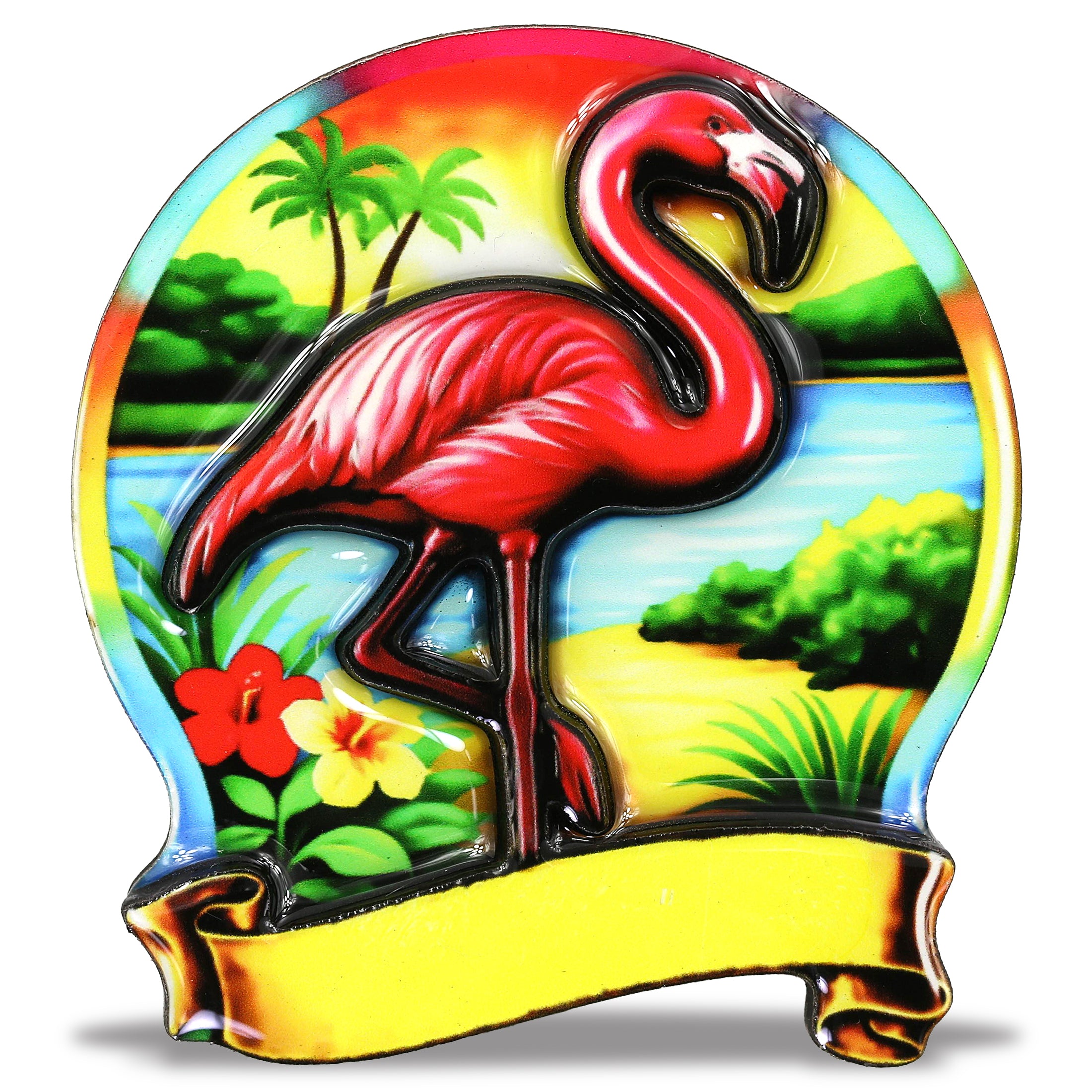 MDF EPOXY MAGNET - FLAMINGO