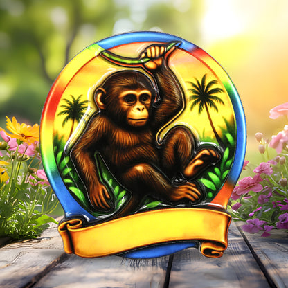 MDF EPOXY MAGNET - MONKEY