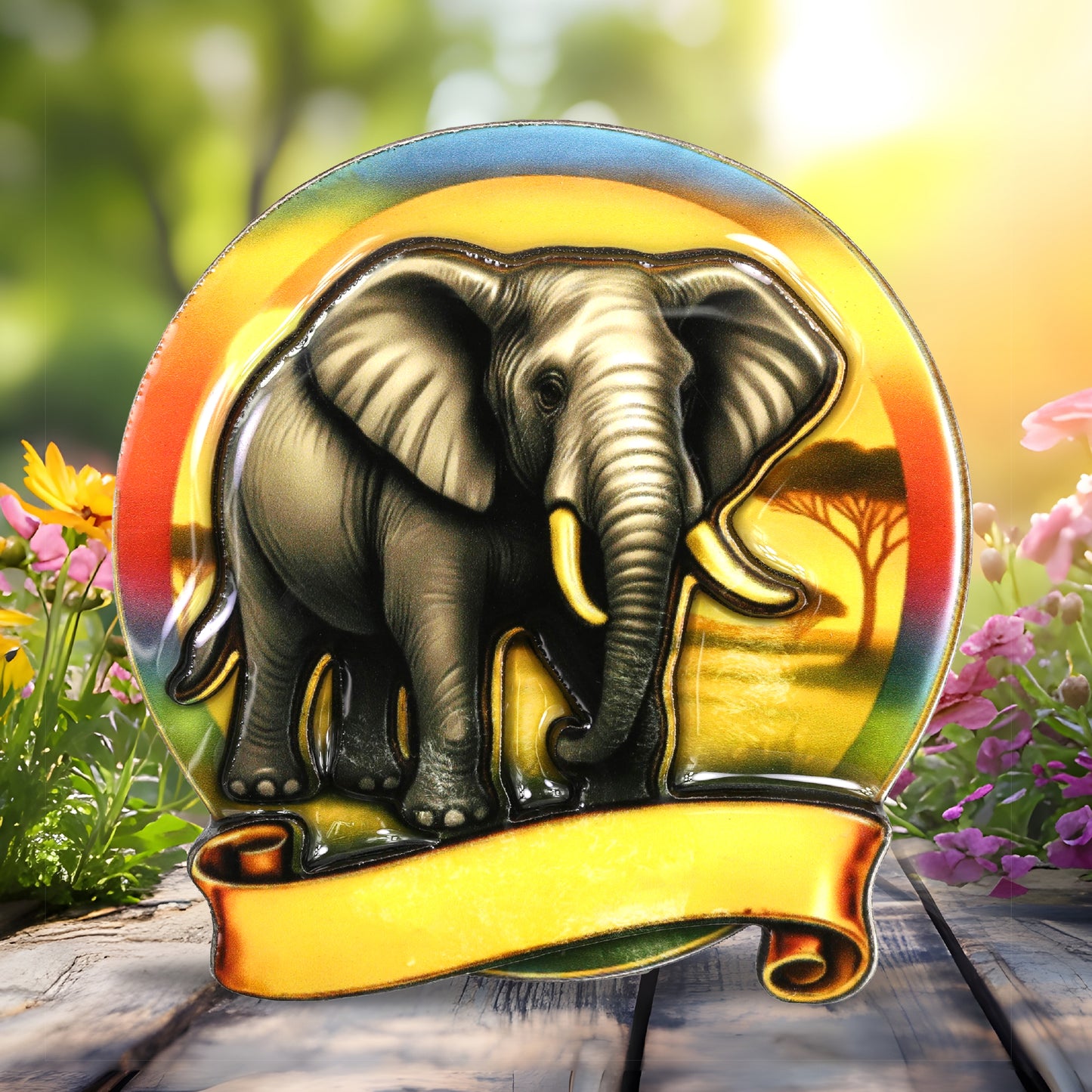 MDF EPOXY MAGNET - ELEPHANT