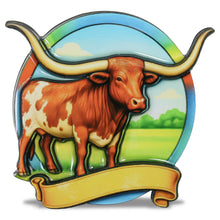 MDF EPOXY MAGNET - LONGHORN