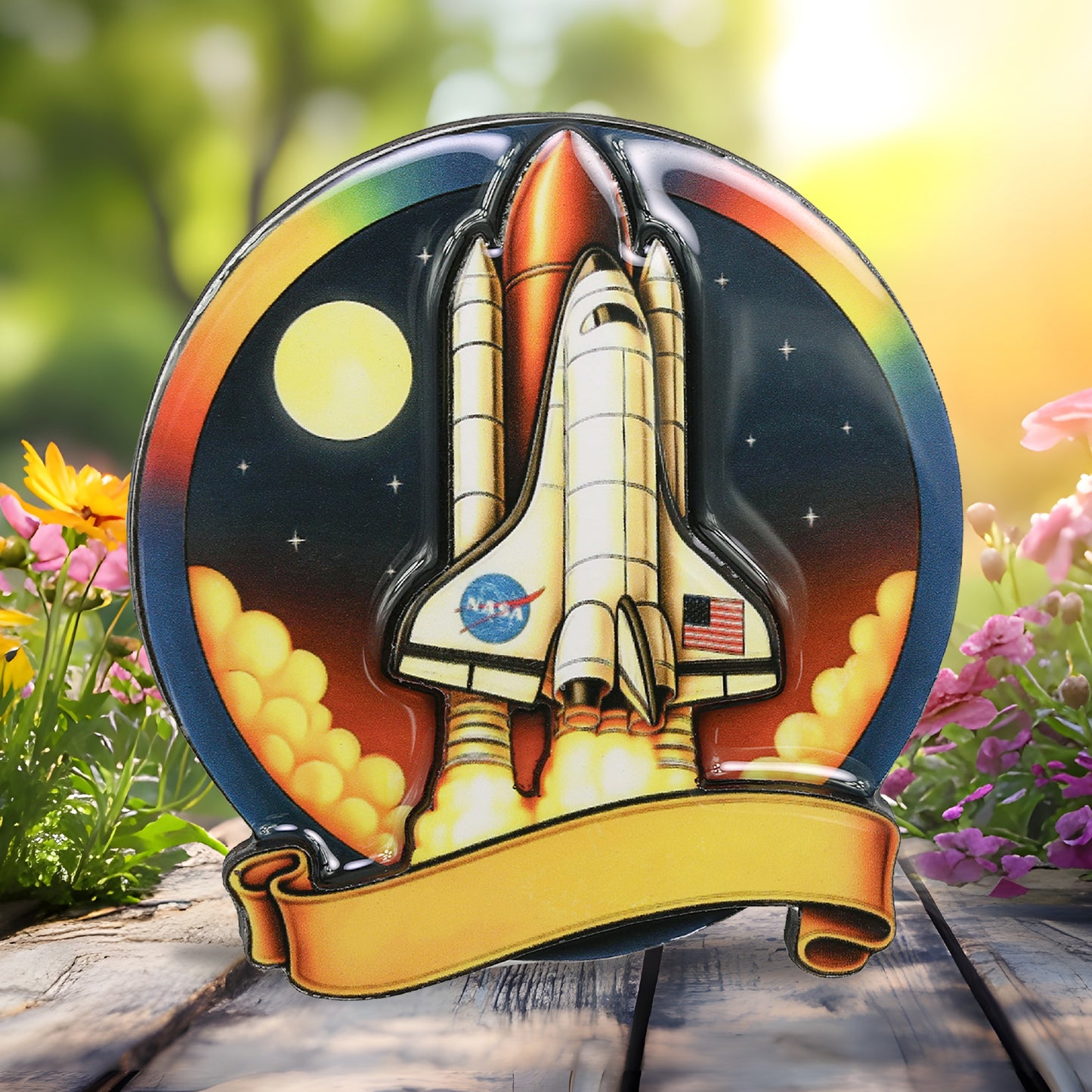 MDF EPOXY MAGNET - SPACE SHUTTLE