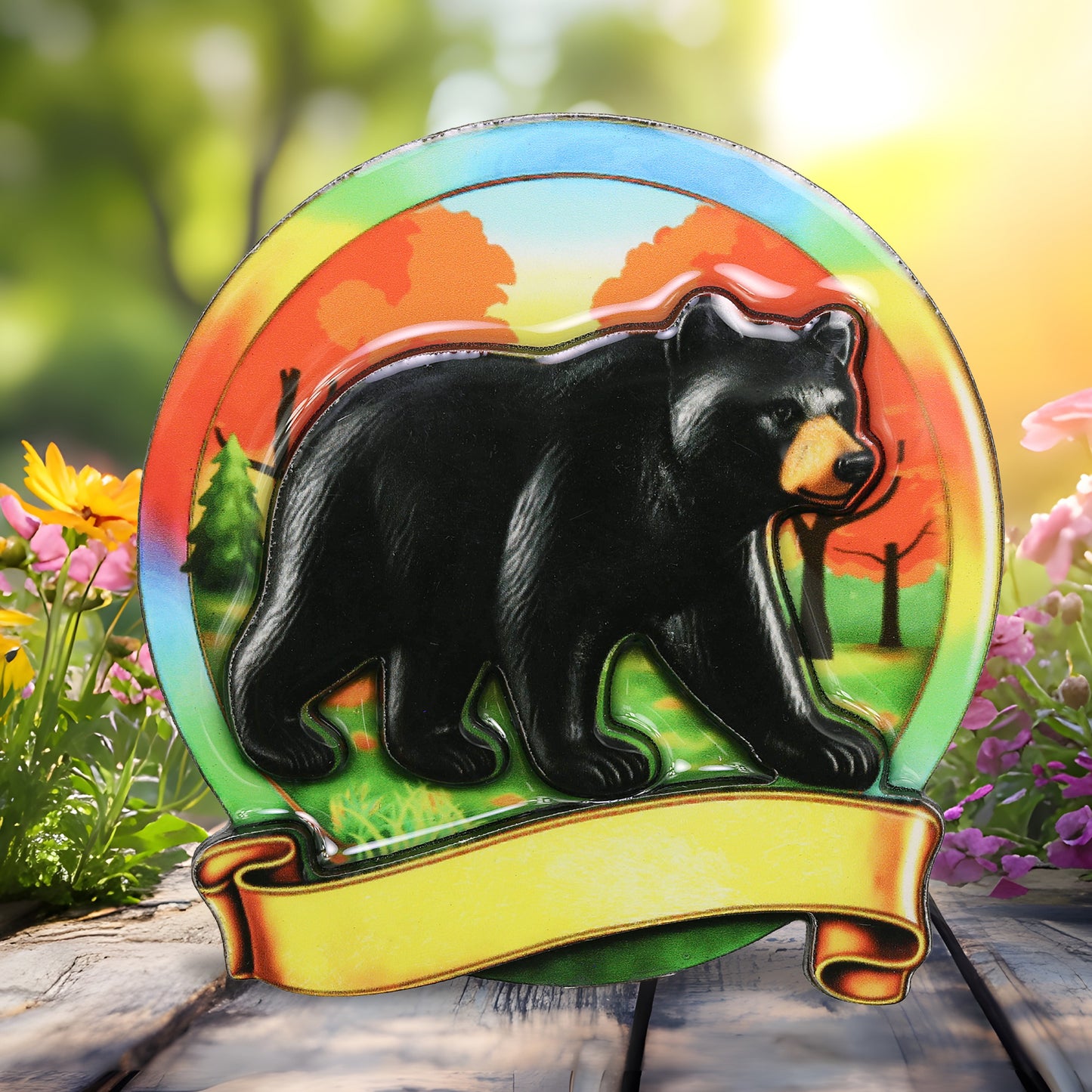 MDF EPOXY MAGNET - BLACK BEAR