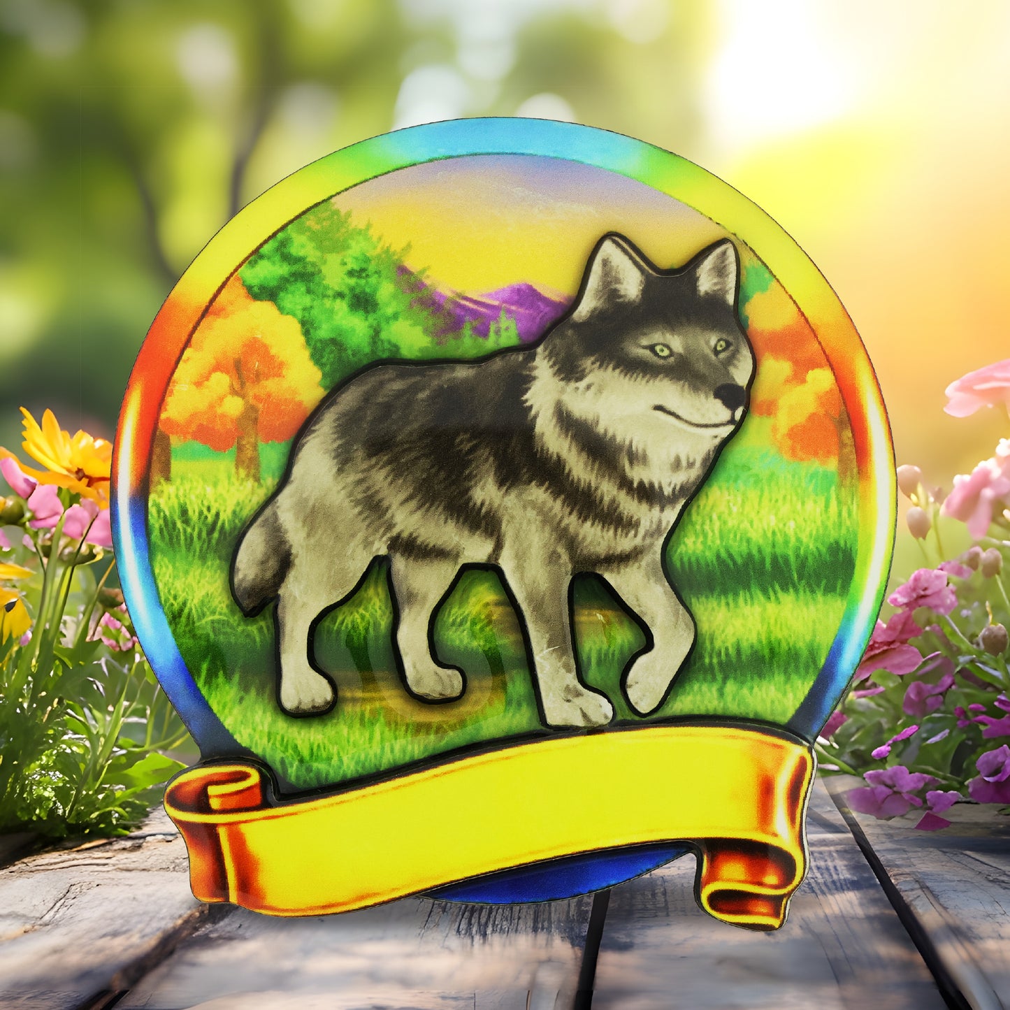 MDF EPOXY MAGNET - WOLF