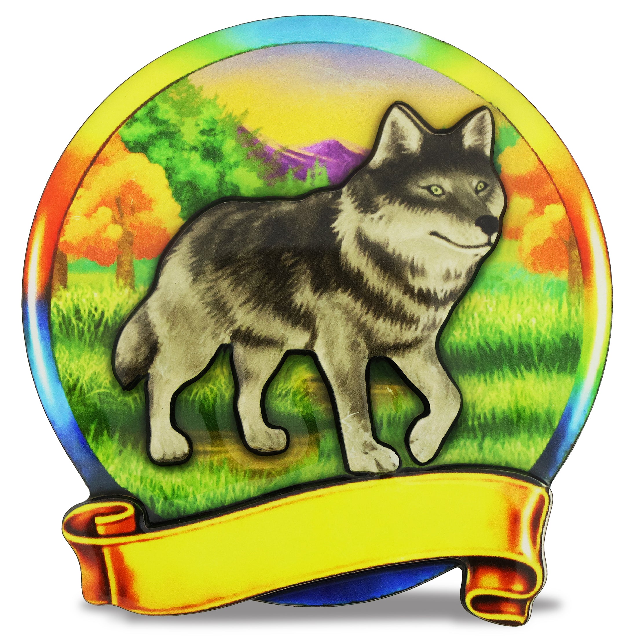 MDF EPOXY MAGNET - WOLF