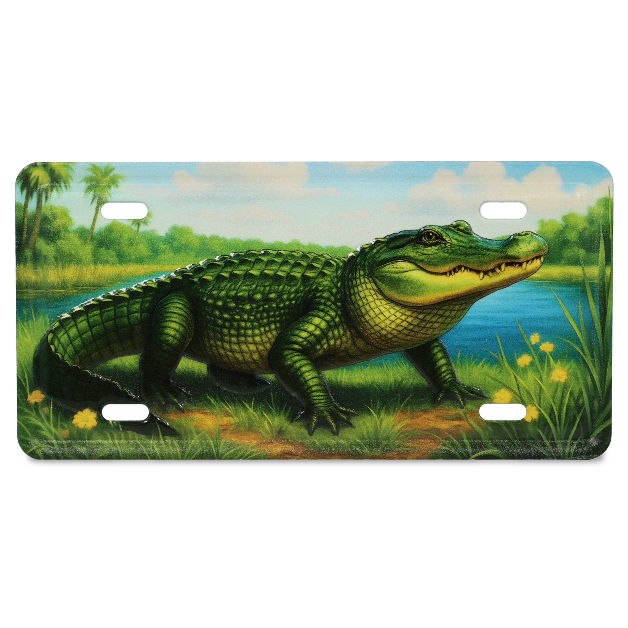 LICENSE PLATE MAGNET - ALLIGATOR