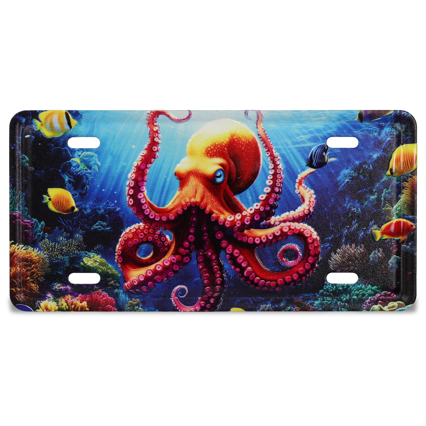 LICENSE PLATE MAGNET - OCTOPUS