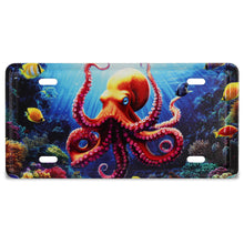 LICENSE PLATE MAGNET - OCTOPUS