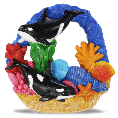RESIN MAGNET - SAND REEF - ORCA KILLER WHALE