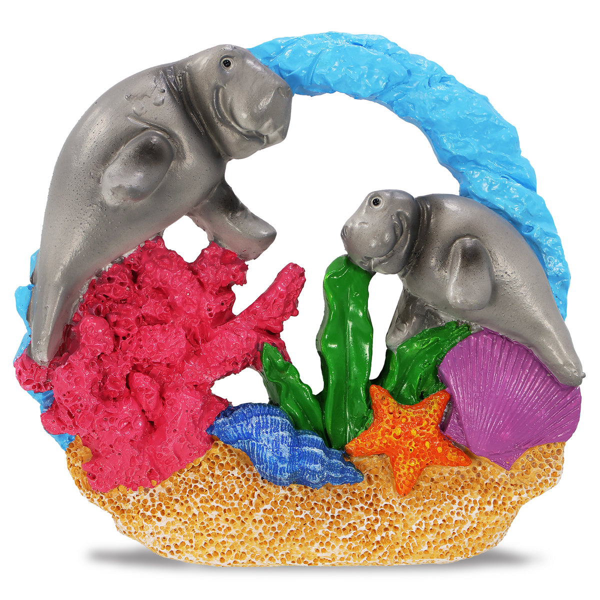 RESIN MAGNET - SAND REEF - MANATEE