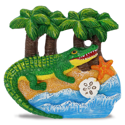 RESIN MAGNET - SAND REEF - ALLIGATOR