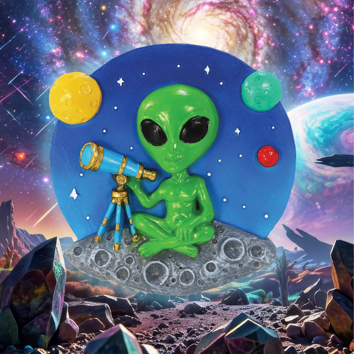 RESIN MAGNET - ALIEN