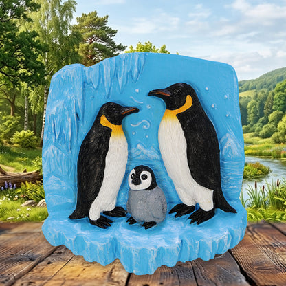 RESIN MAGNET - PENGUINS