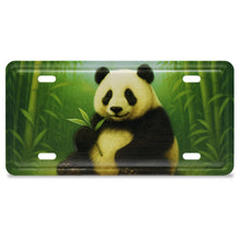 LICENSE PLATE MAGNET - PANDA