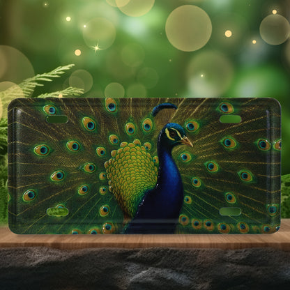 LICENSE PLATE MAGNET - PEACOCK