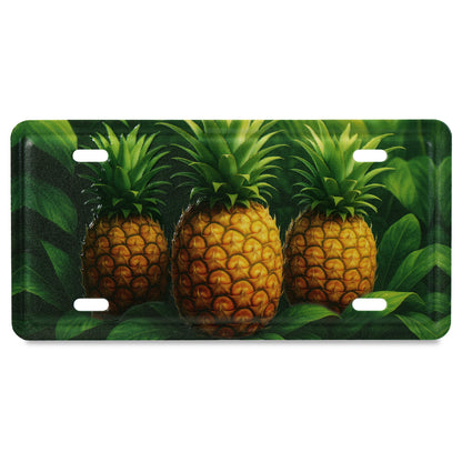 LICENSE PLATE MAGNET - PINEAPPLE