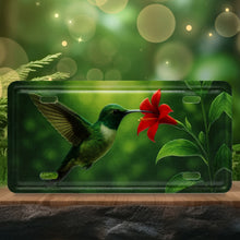 LICENSE PLATE MAGNET - HUMMINGBIRD