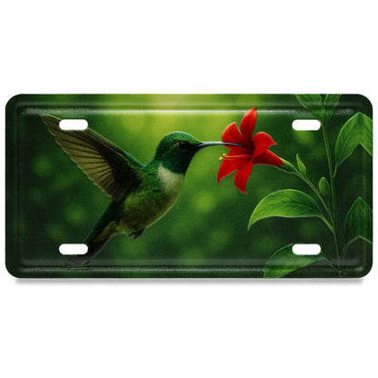 LICENSE PLATE MAGNET - HUMMINGBIRD