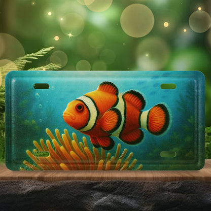 LICENSE PLATE MAGNET - CLOWNFISH