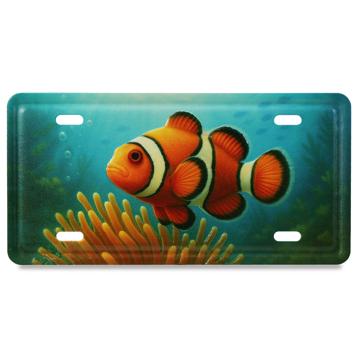 LICENSE PLATE MAGNET - CLOWNFISH