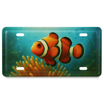 LICENSE PLATE MAGNET - CLOWNFISH