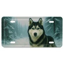 LICENSE PLATE MAGNET - HUSKY