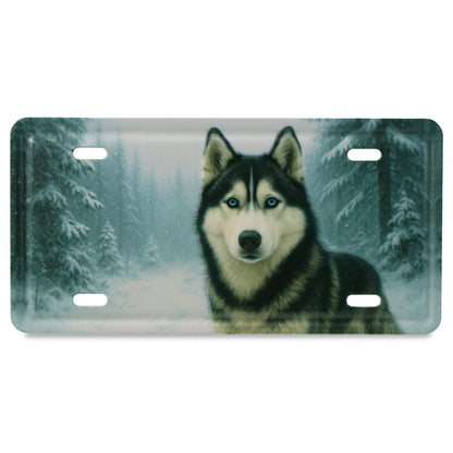 LICENSE PLATE MAGNET - HUSKY