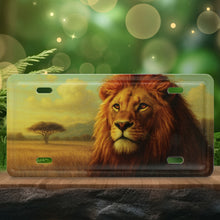 LICENSE PLATE MAGNET - LION