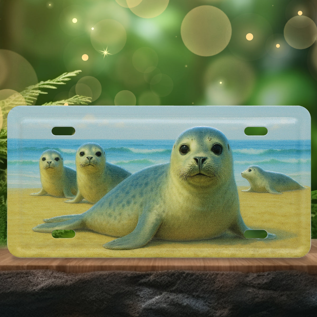 LICENSE PLATE MAGNET - SEALS