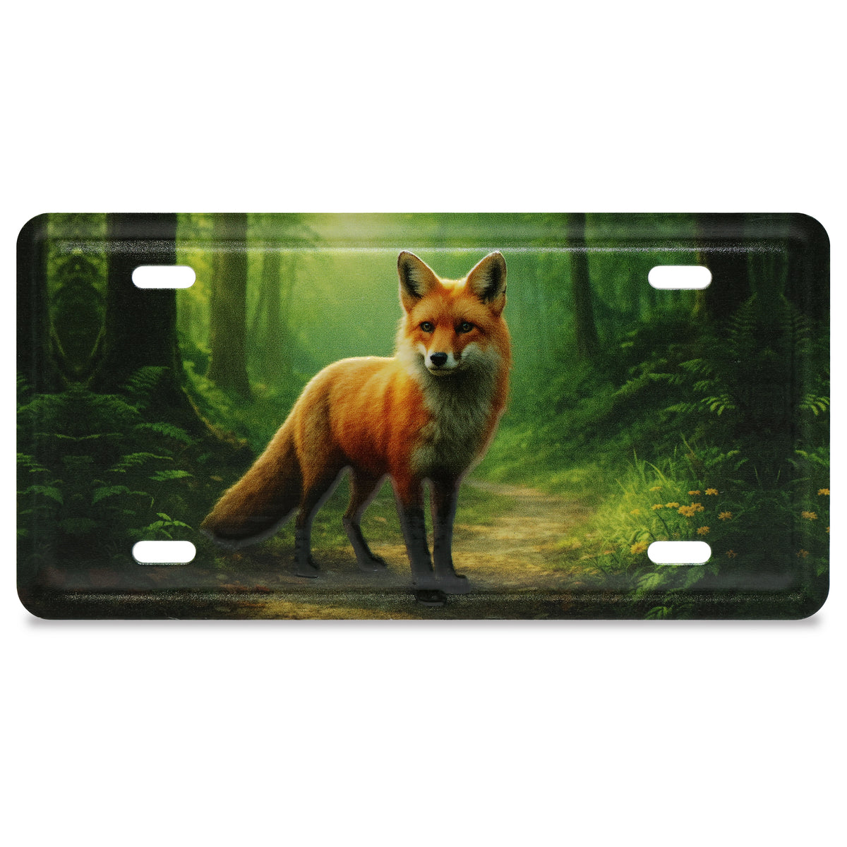 LICENSE PLATE MAGNET - RED FOX