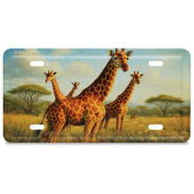 LICENSE PLATE MAGNET - GIRAFFE